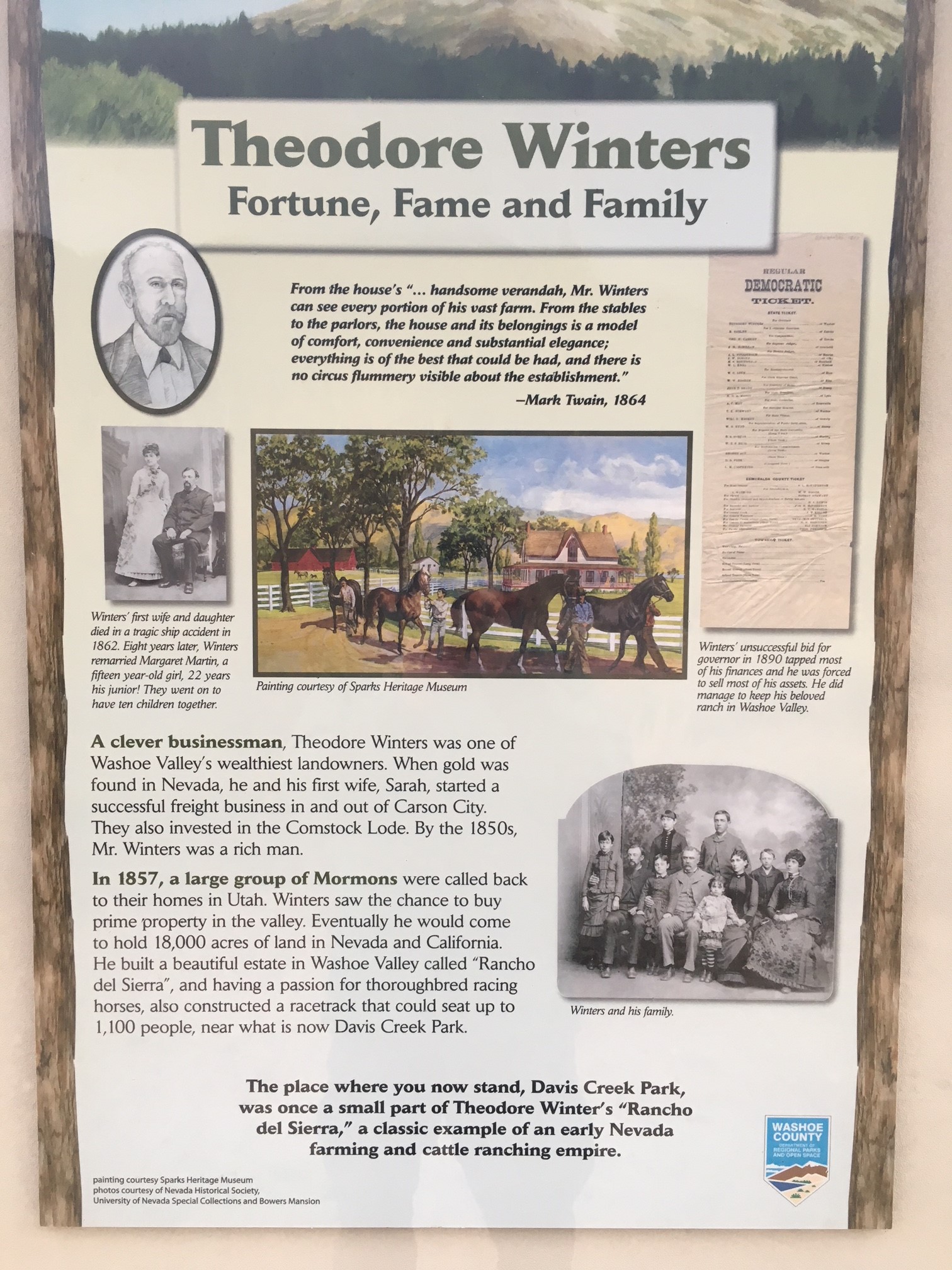 Winters Ranch History